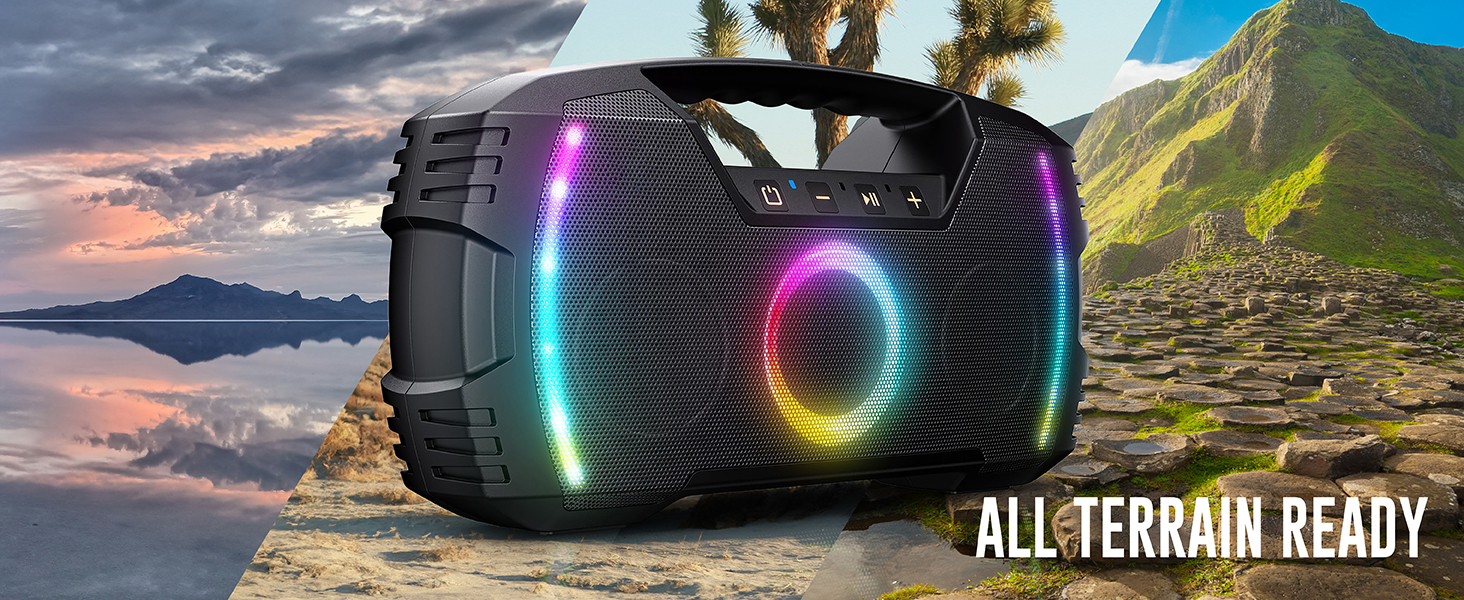 Bluetooth　audio Amazon.com: Powerful & Portable Waterproof All Terrain Bluetooth